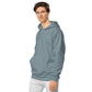 VL embroidered logo hoodie pigment dyed edition
