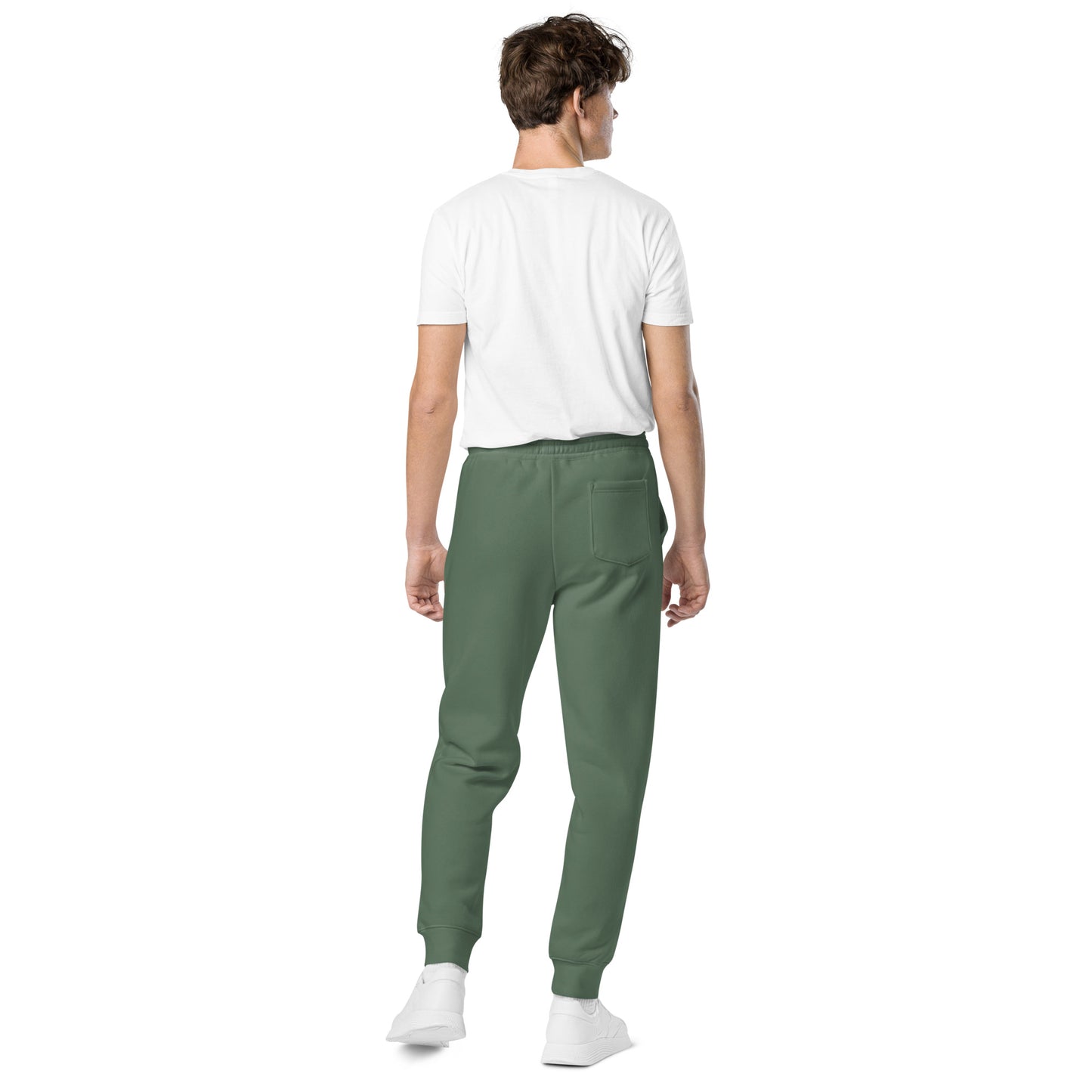 VL embroidered logo sweatpants pigment dyed edition