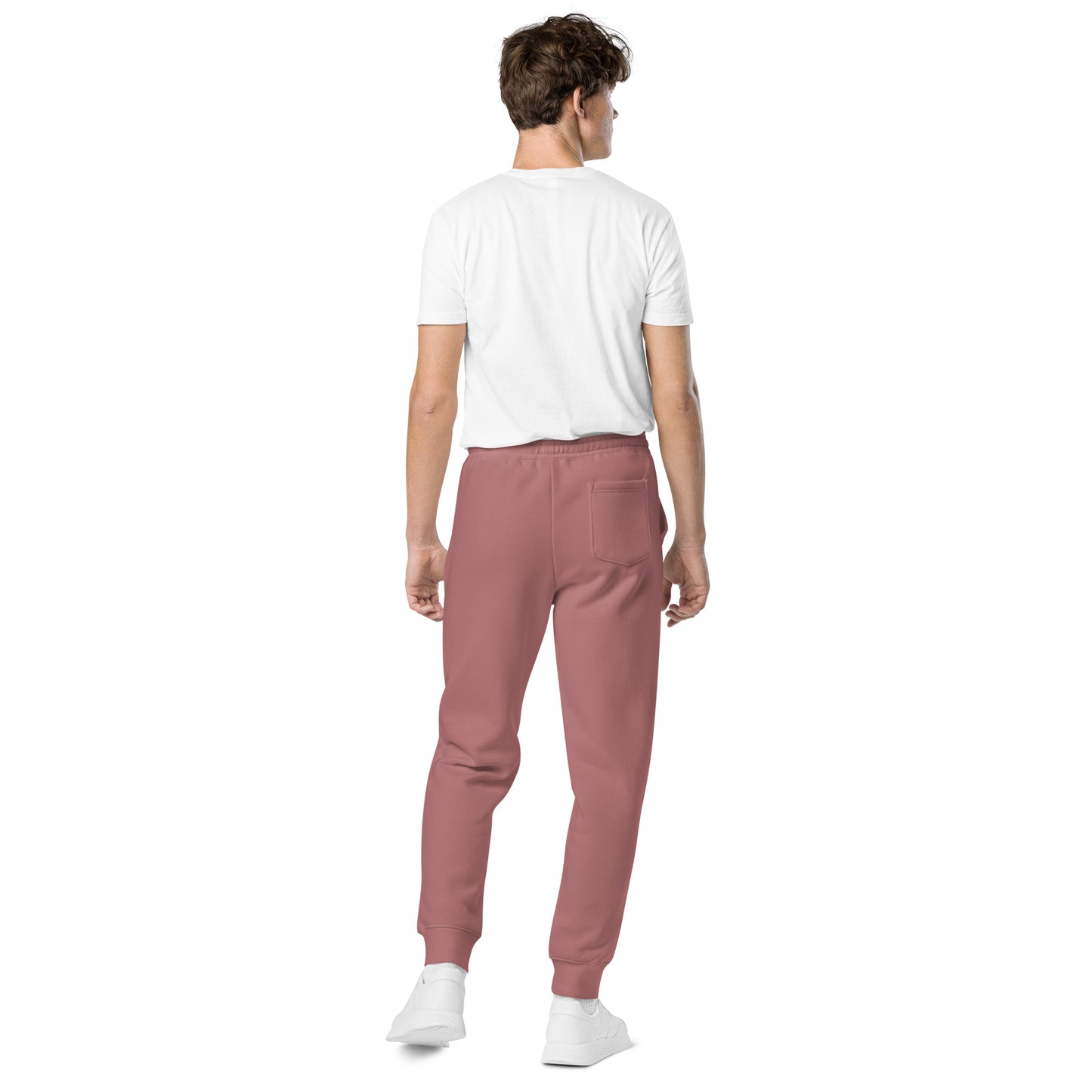 VL embroidered logo sweatpants pigment dyed edition