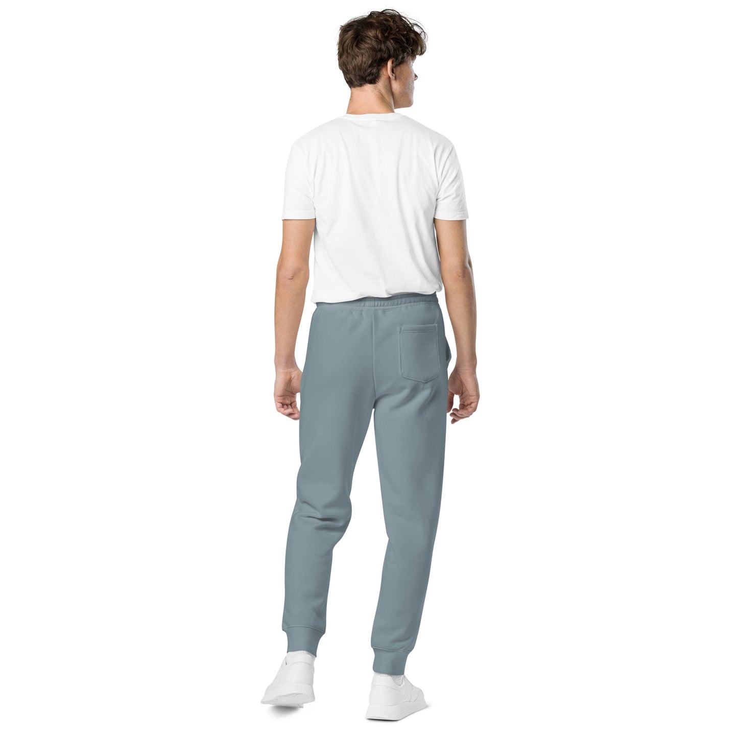 VL embroidered logo sweatpants pigment dyed edition