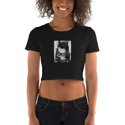 Eartha Kitt Catwoman Crop Top