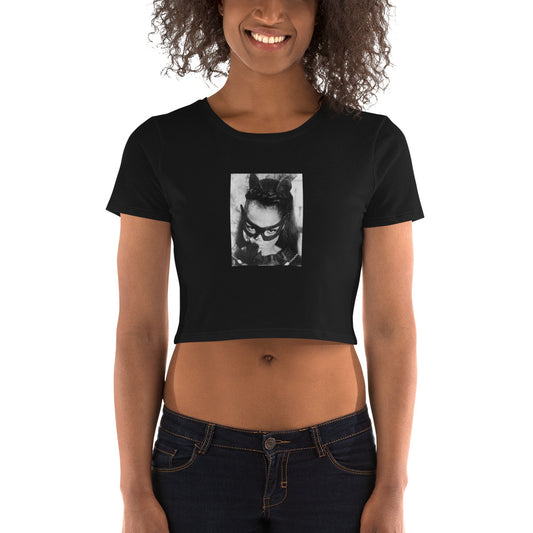 Eartha Kitt Catwoman Crop Top