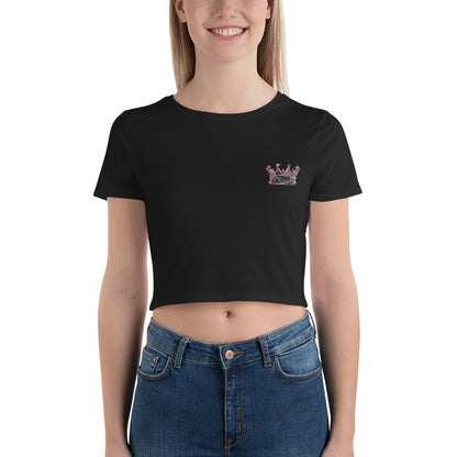 Women’s Crop Crown  embroidered Tee