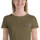 Women’s Crop Crown  embroidered Tee