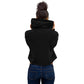Vintage Lane embroidered logo Crop Hoodie