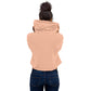 Vintage Lane embroidered logo Crop Hoodie