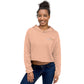 Vintage Lane embroidered logo Crop Hoodie