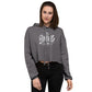 Vintage Lane women’s Crop Top Hoodie-Timeless Streetwear