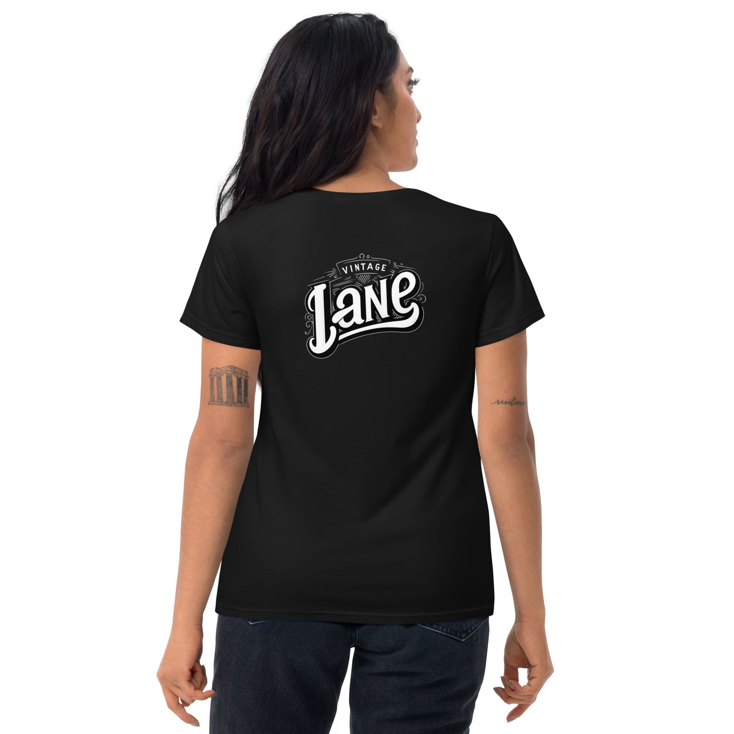 Women's short sleeve  embroidered logo  t-shirt