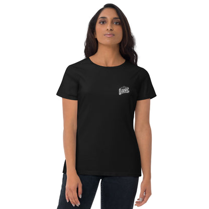 Women's short sleeve  embroidered logo  t-shirt