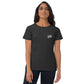 Women's short sleeve  embroidered logo  t-shirt