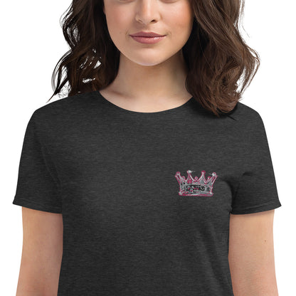 Women's short sleeve embroidered logo t-shirt