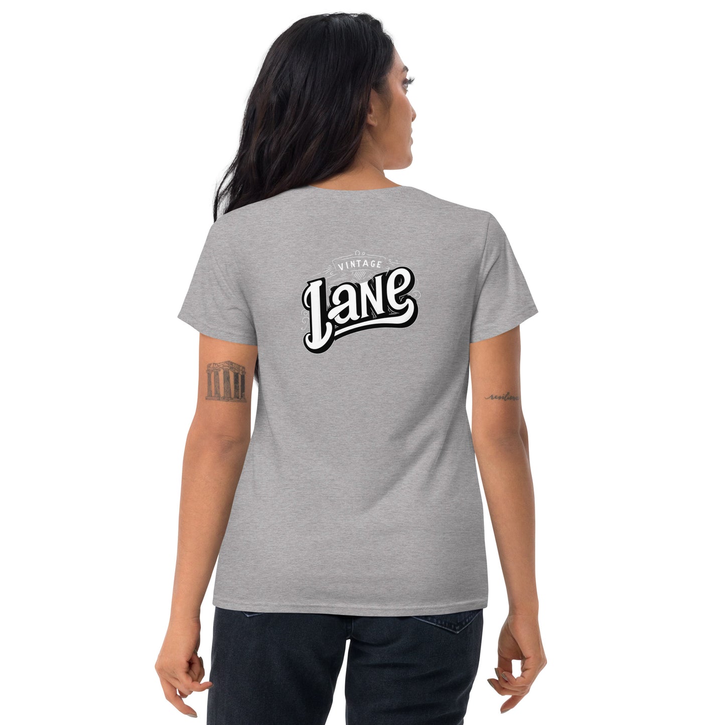 Women's short sleeve  embroidered logo  t-shirt