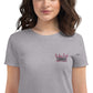 Women's short sleeve embroidered logo t-shirt