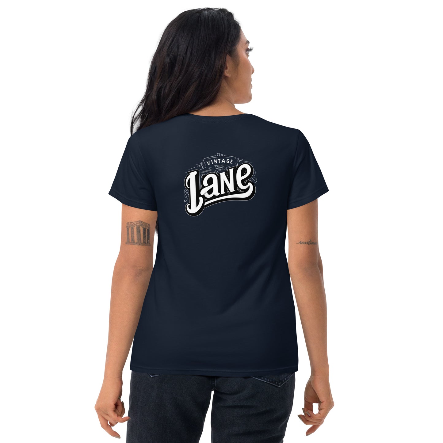 Women's short sleeve  embroidered logo  t-shirt