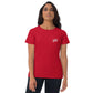 Women's short sleeve  embroidered logo  t-shirt