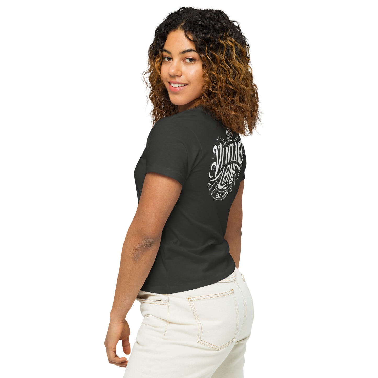 Vintage Lane Women’s High-Waisted Classic Tee