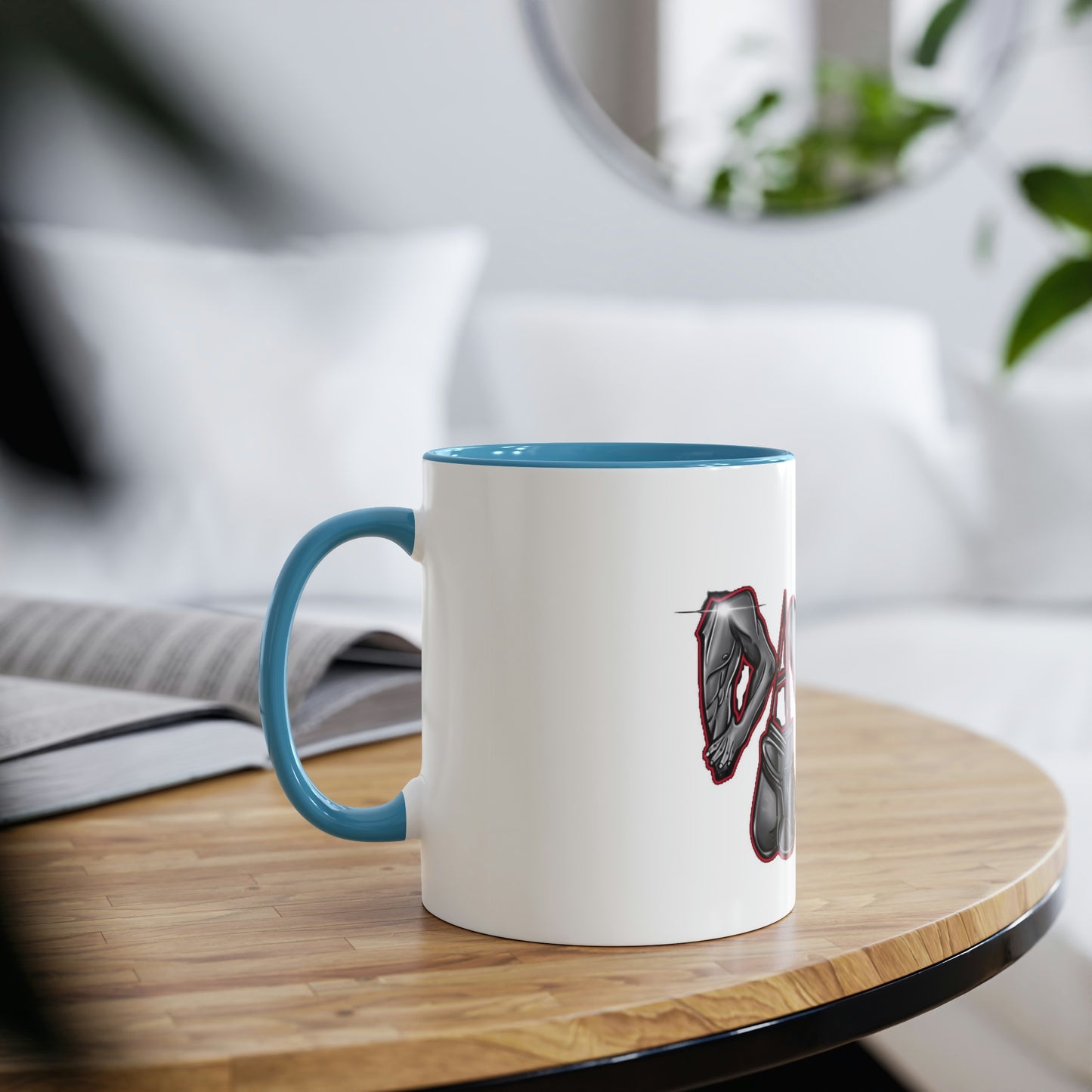 Two-Tone Coffee Mugs, 11oz