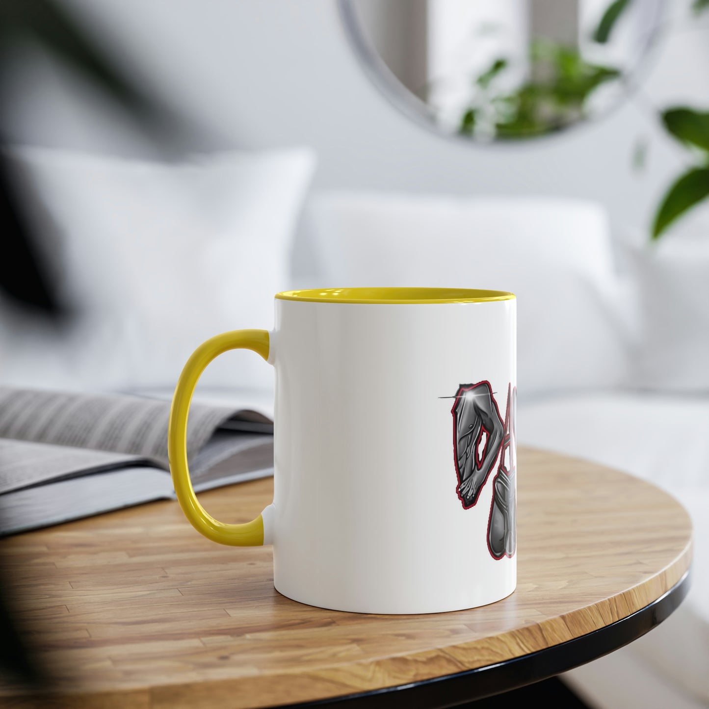 Two-Tone Coffee Mugs, 11oz
