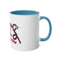 Two-Tone Coffee Mugs, 11oz