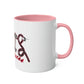 Two-Tone Coffee Mugs, 11oz
