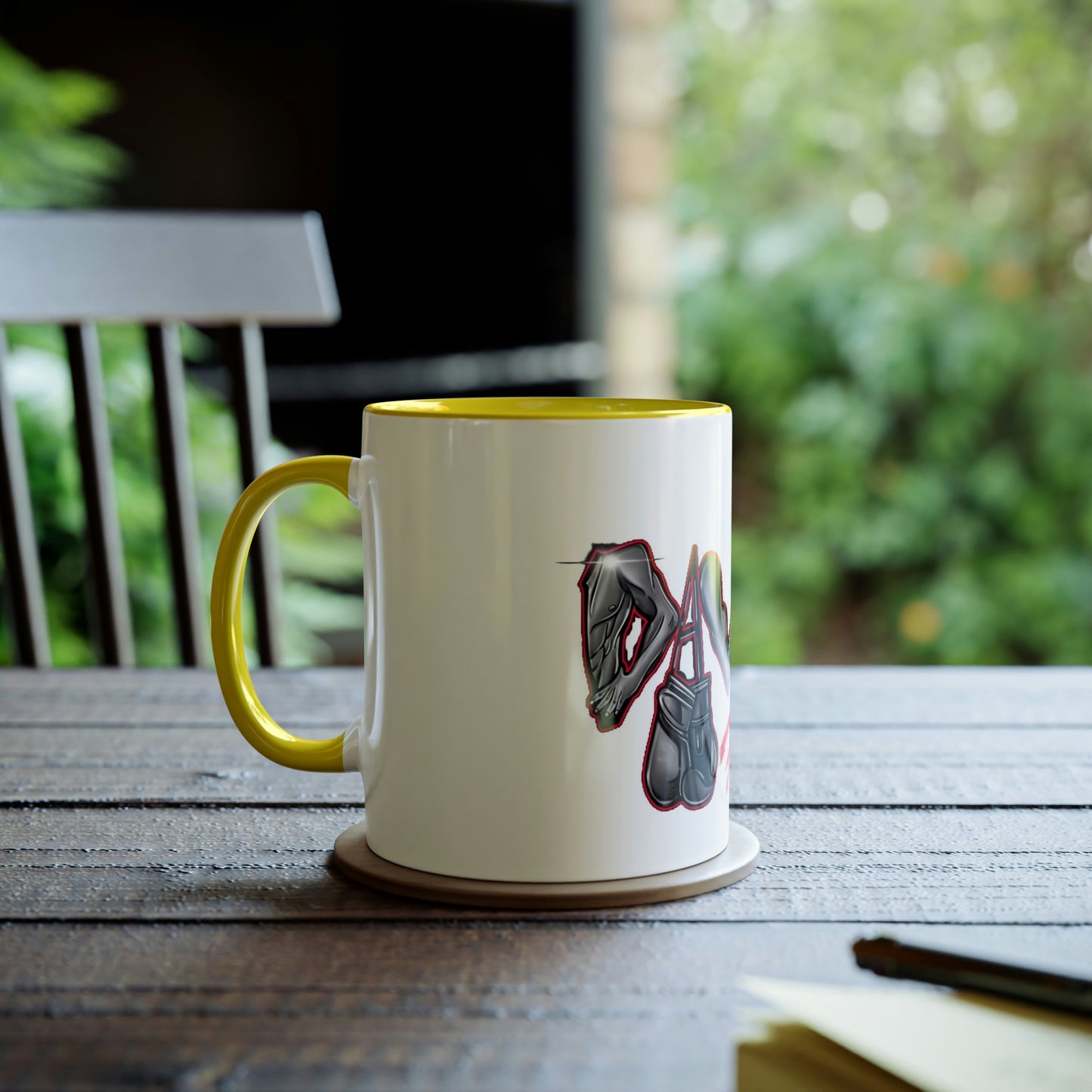 Two-Tone Coffee Mugs, 11oz