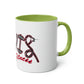 Two-Tone Coffee Mugs, 11oz