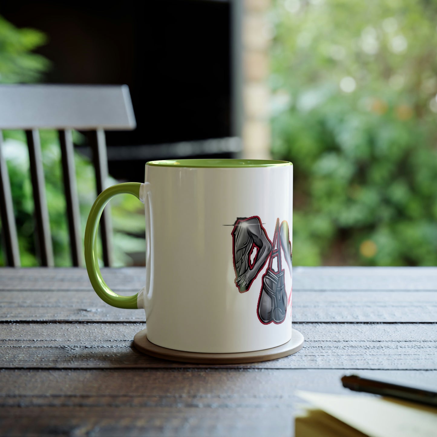 Two-Tone Coffee Mugs, 11oz