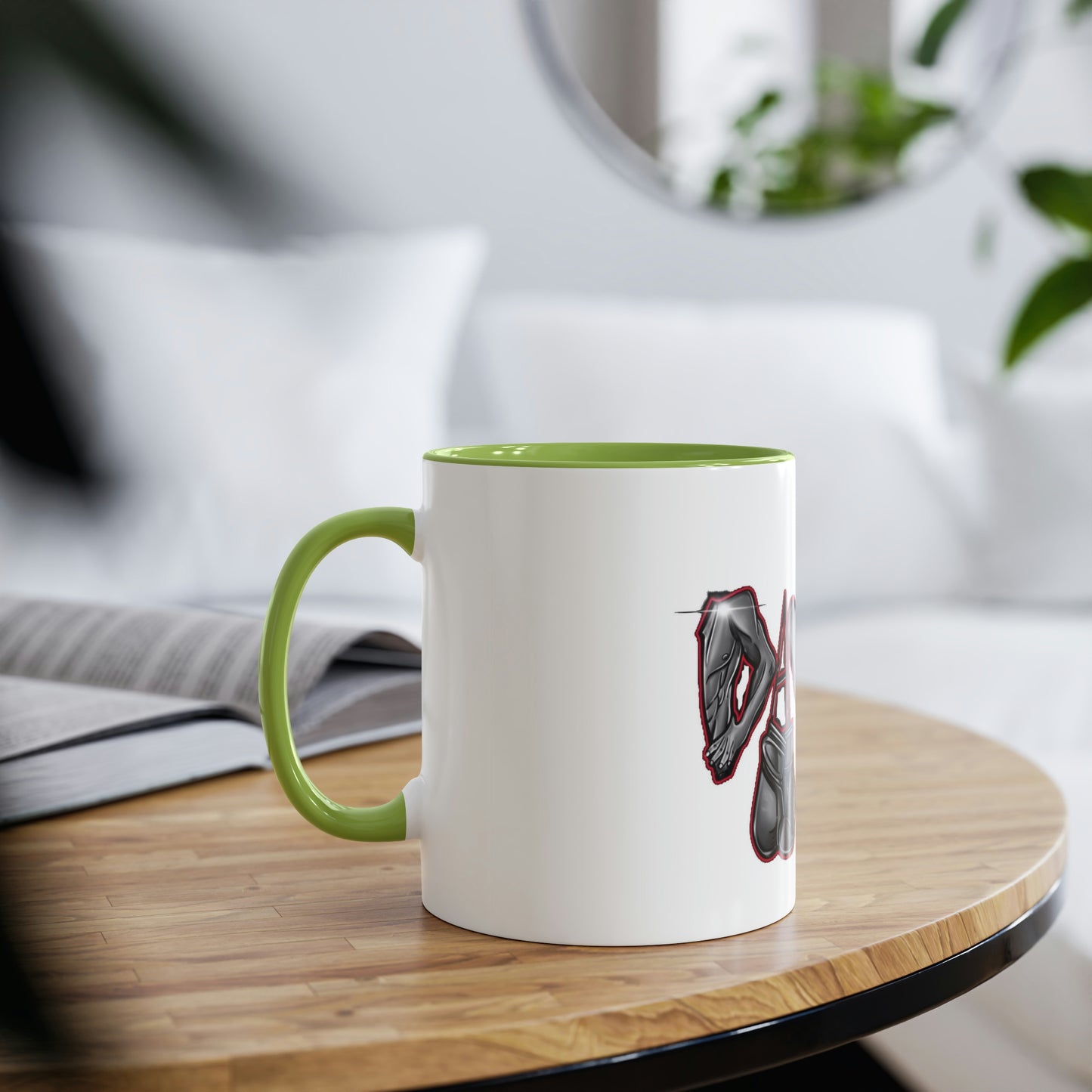 Two-Tone Coffee Mugs, 11oz